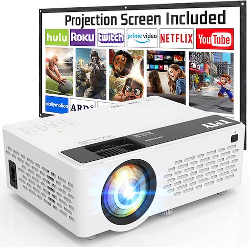 Projector and screen on sale for Amazon Prime Day