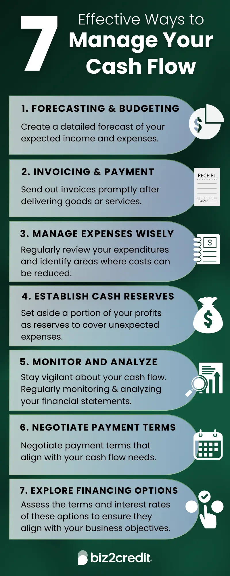 7 way to manage cash flow